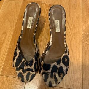 Anonymous Copenhagen Leopard Print Open-Toe Mules - Brown